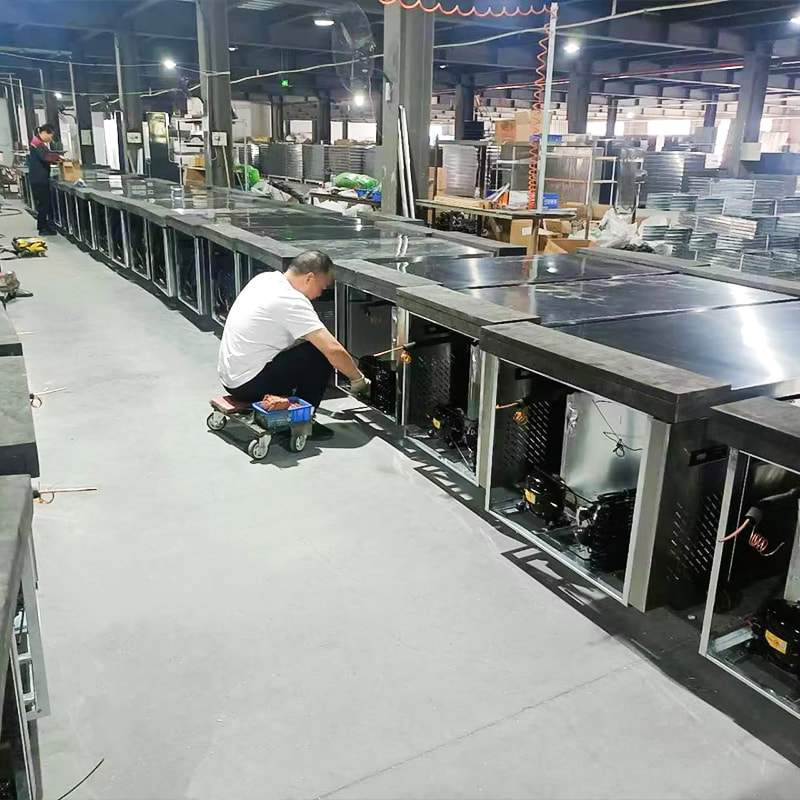 Ravno hlađenje 1,8 m zrakom hlađeni kuhinjski ormarić Ravno hlađenje 1,8 m zrakom hlađeni kuhinjski ormarić