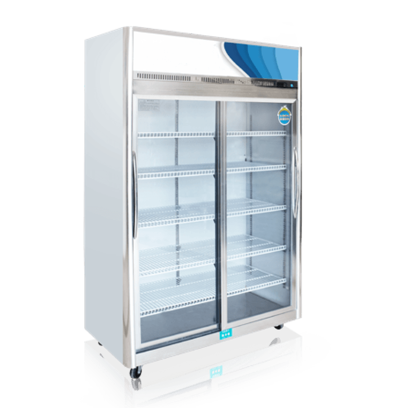 Zamrzivač s zaslonom s kliznim vratima Zamrzivač s zaslonom s kliznim vratima